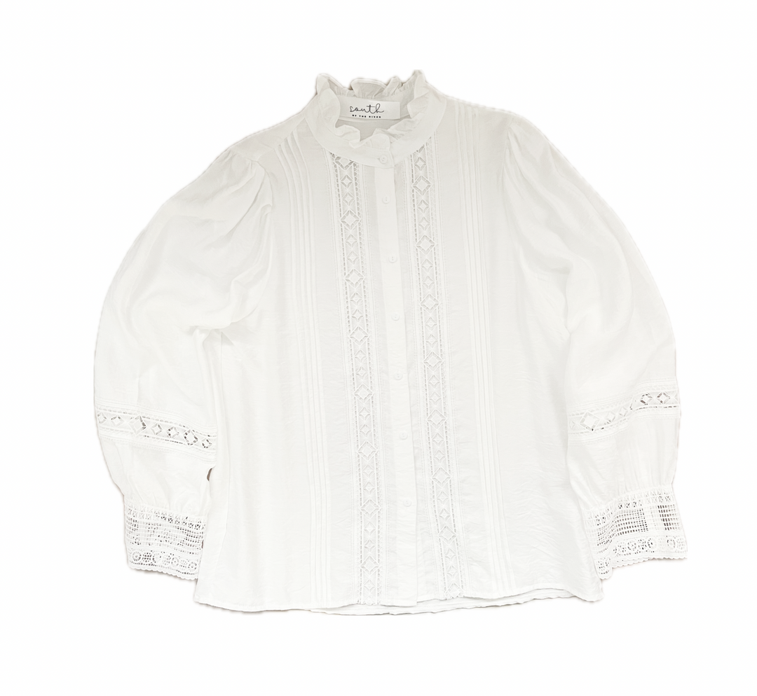 Hallie Blouse | White