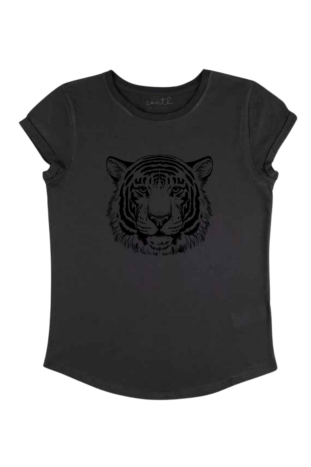 Tiger T Shirt | Charcoal