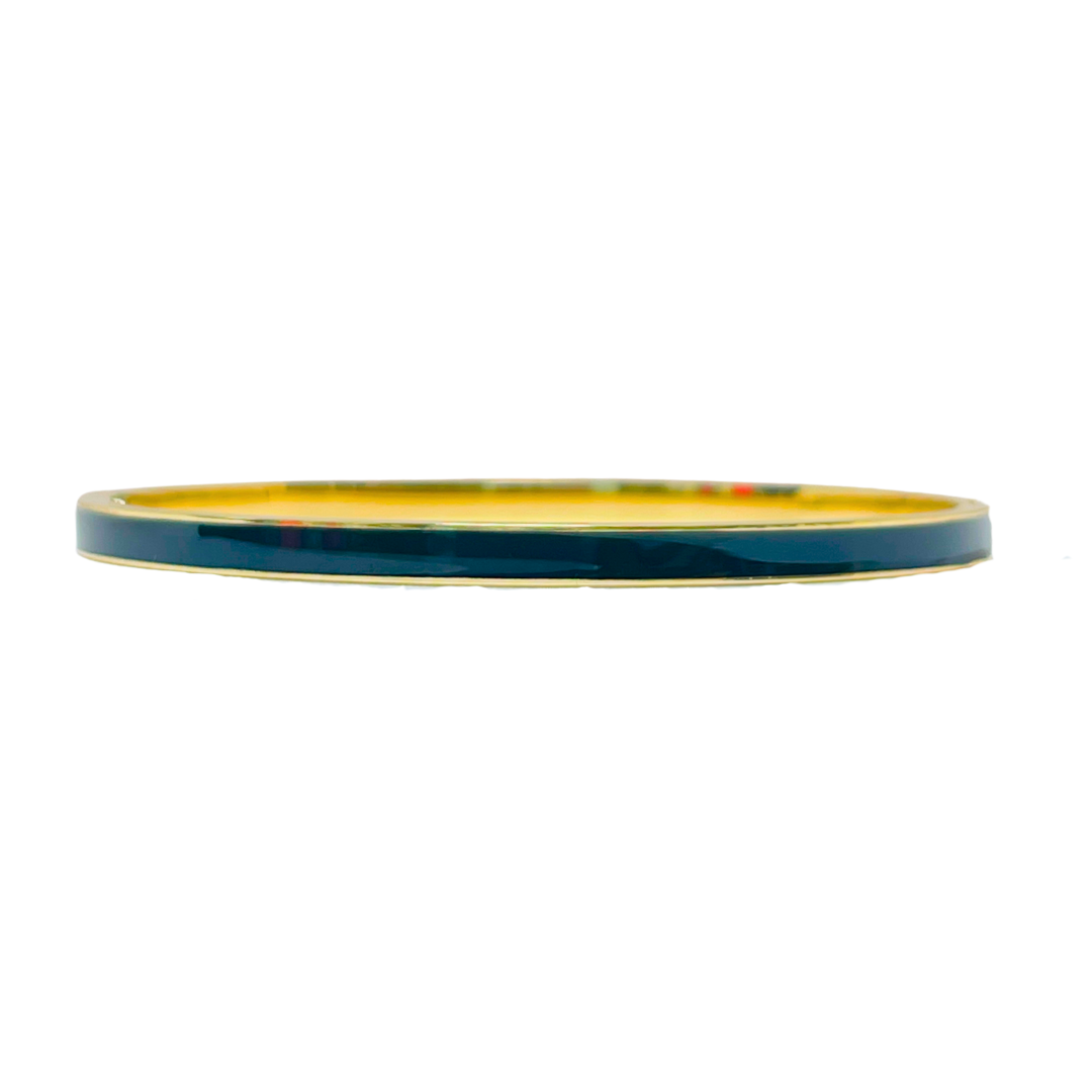 Cooper Enamel Oval Hinged Bangle | Colours To Choose!