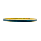 Cooper Enamel Oval Hinged Stainless Steel Bangle | 4mm Width