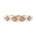 Boho Enamel Tile Bracelet | Aztec Neutrals