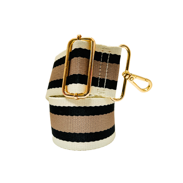 Stripe Bag Strap | Beige x Cream