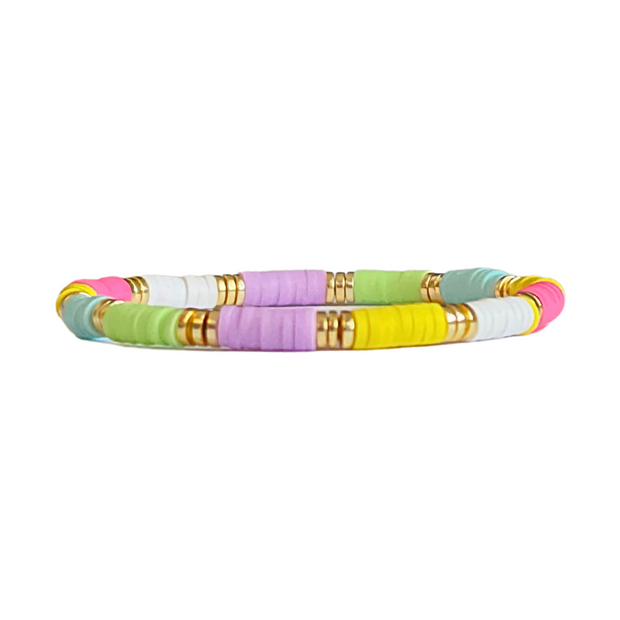 Mini Boho Bracelet | Pastel Rainbow