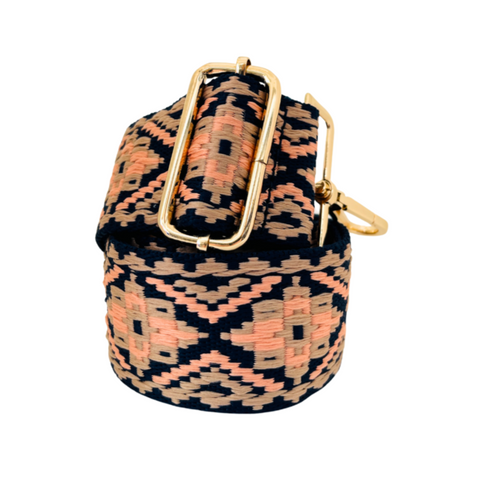Inca Bag Strap | Navy x Coral