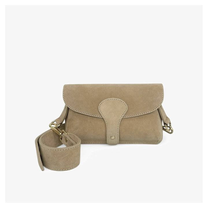 Lara Crossbody Suede Bag