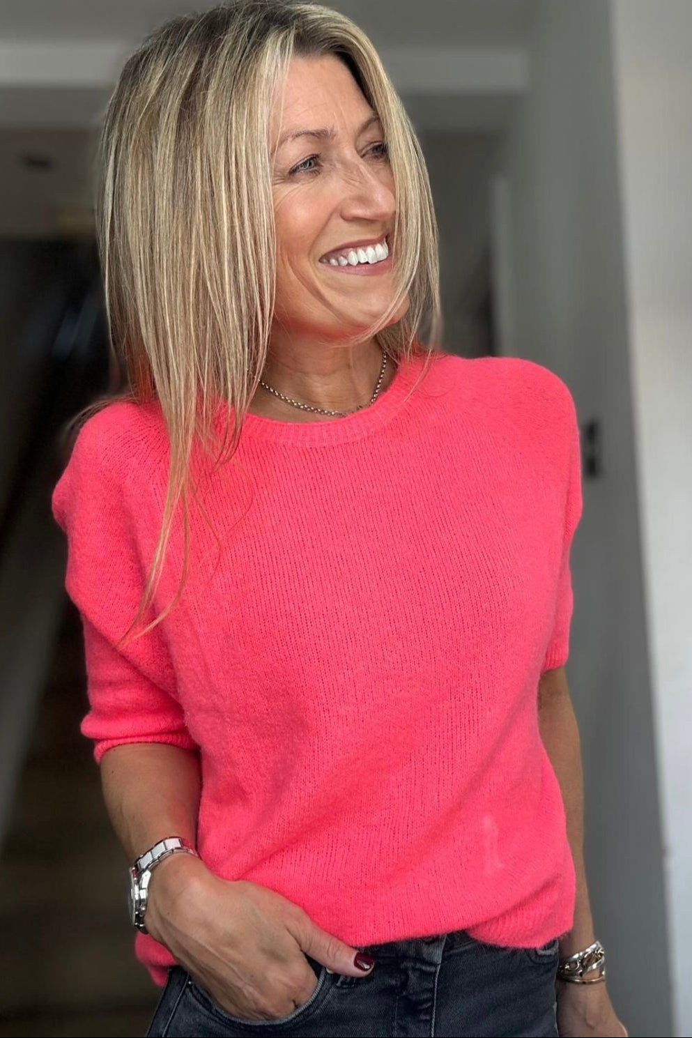 Sophie Alpaca Blend Crew Knit Jumper