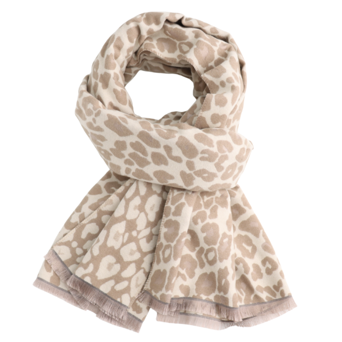 Leo Classic Scarf | Beige Leo
