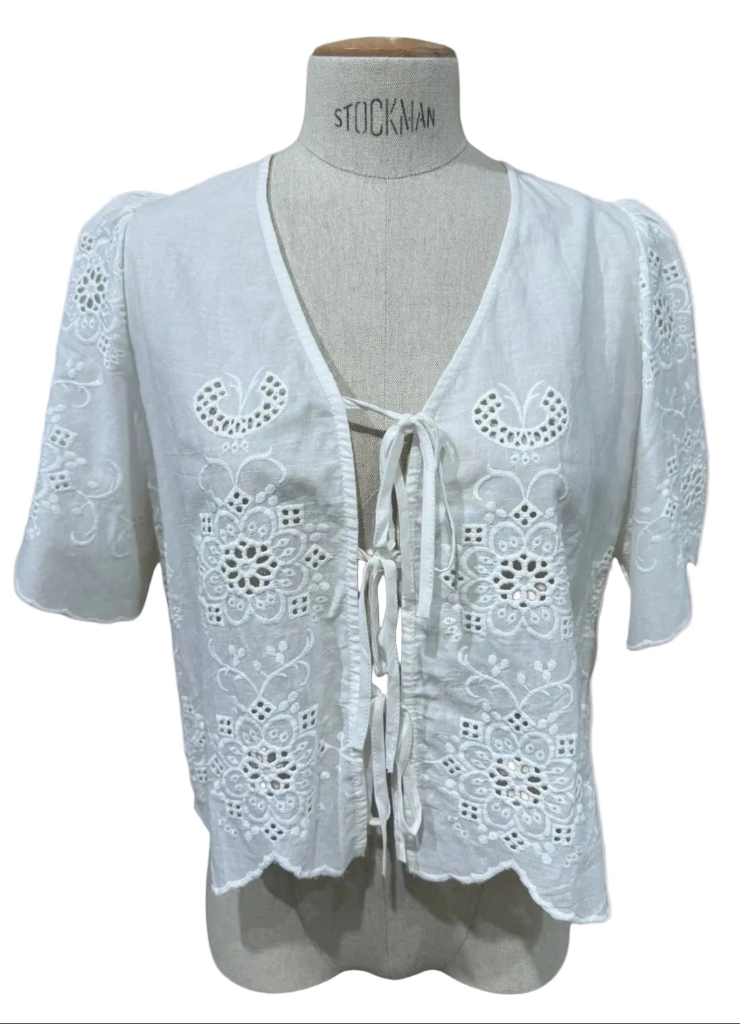 boho tie top blouse 
