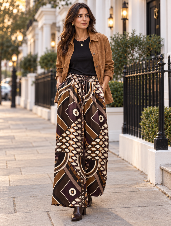 Sasha Silk Blend Trousers
