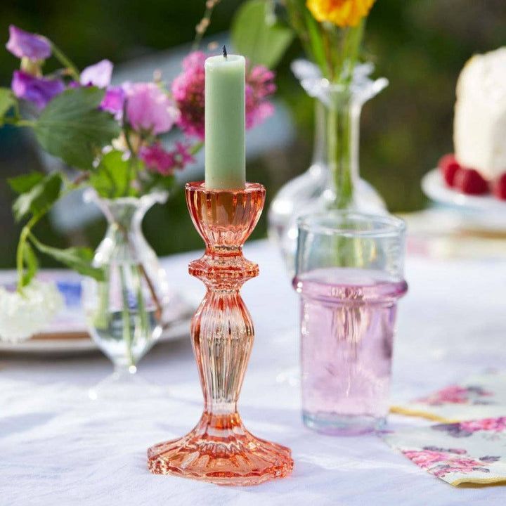Glass Candle Holder