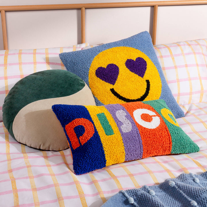 Disco Knitted Cushion Multicolour