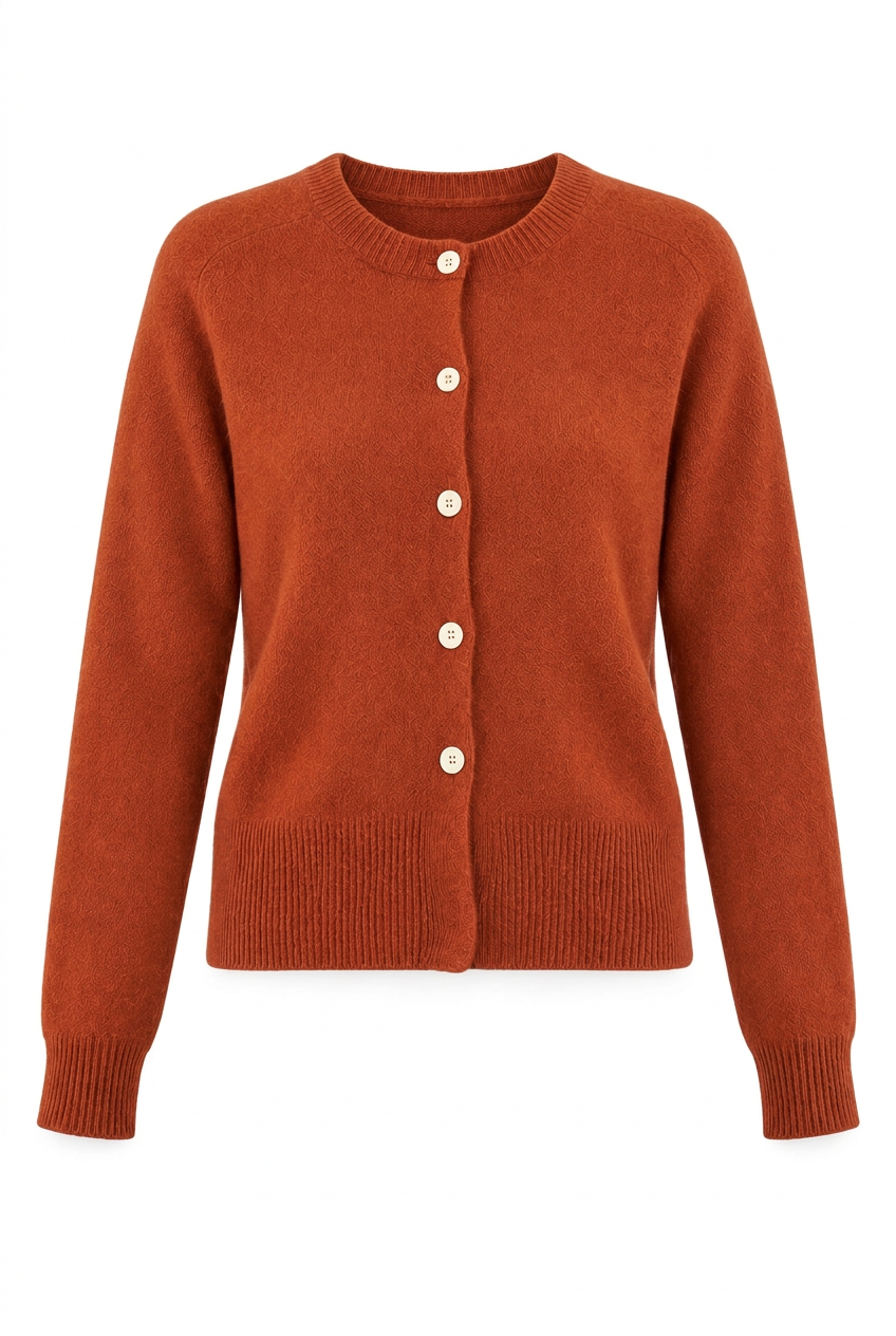 Yvonne Alpaca Boxy Cardigan