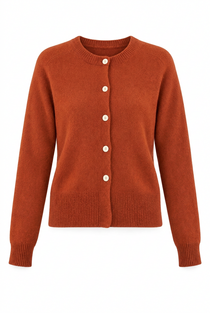 Yvonne Alpaca Boxy Cardigan