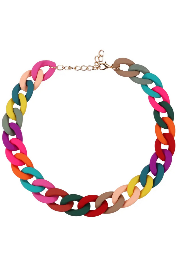 Chunky Links Necklace - colours to choose! back in stock!