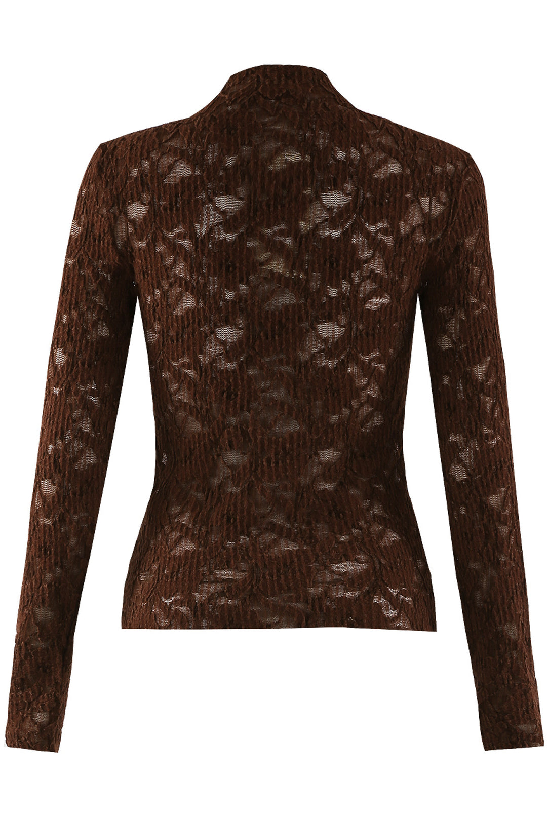 Mia Mesh Top | Chocolate