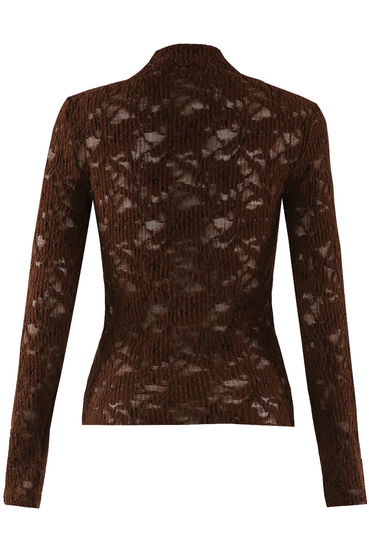 Mia Mesh Top | Chocolate
