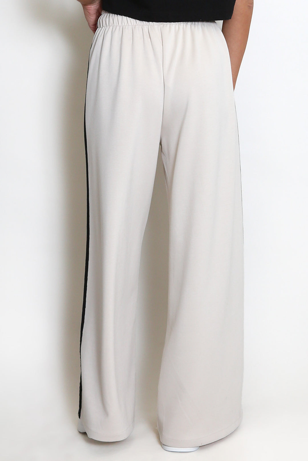 Lynda Sports Wide Leg Trousers with Side Stripe | COLOURS TO CHOOSE