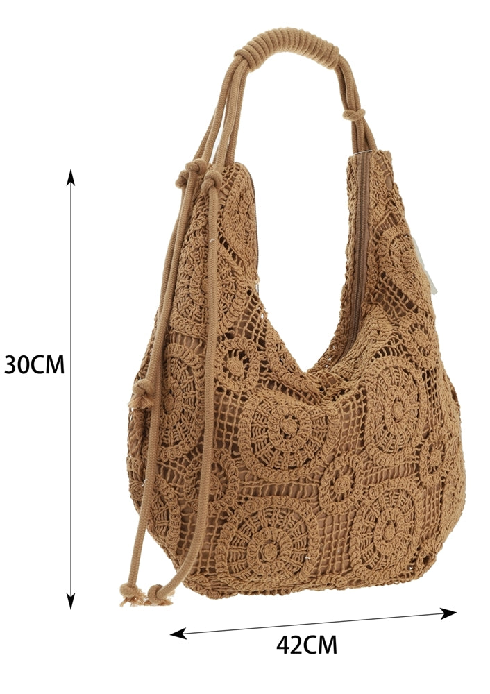 Summer Crochet Boho Shopper