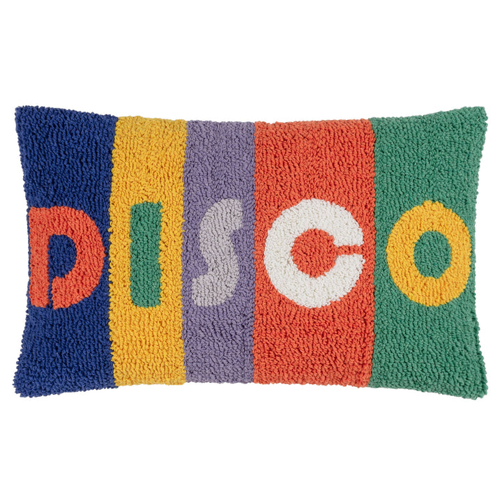 Disco Knitted Cushion Multicolour