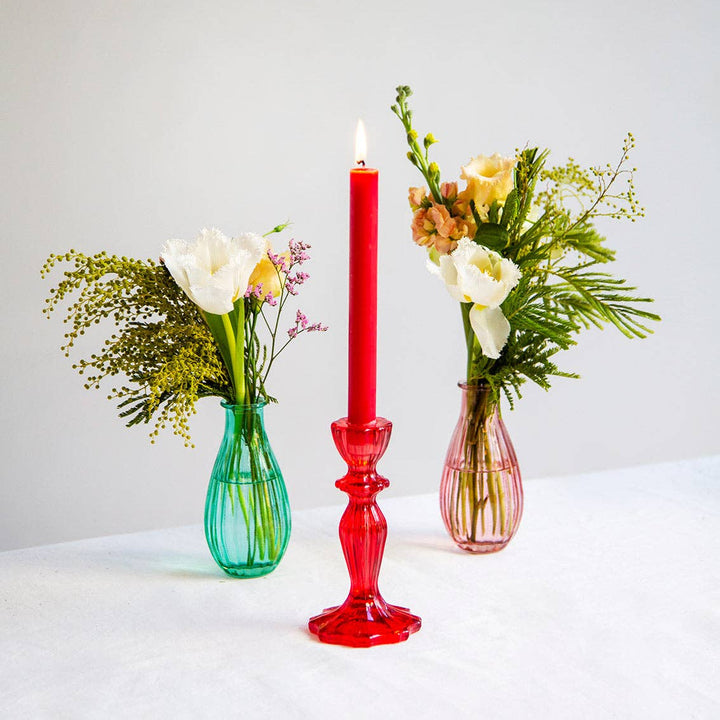 Glass Candle Holder