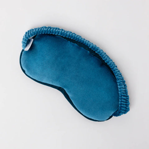 Elizabeth Scarlett Zebra Lavender Eye Mask | Teal