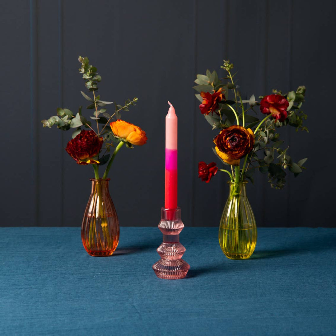 3 Tone Pink Dinner Candles | 3 Pack  | All Year Round |