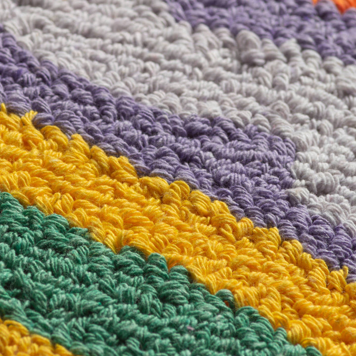 Disco Knitted Cushion Multicolour