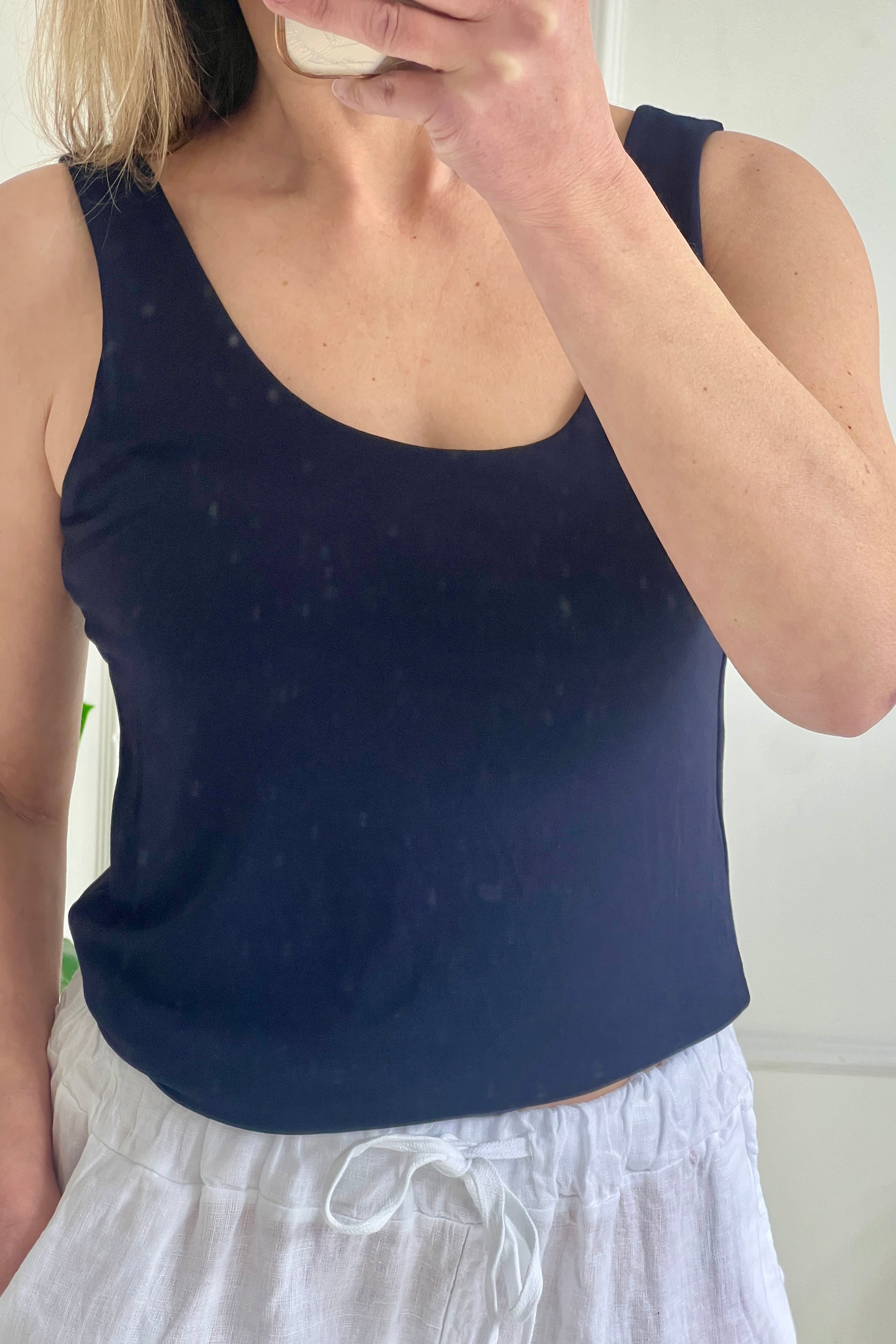 Casey Scoop Vest Top