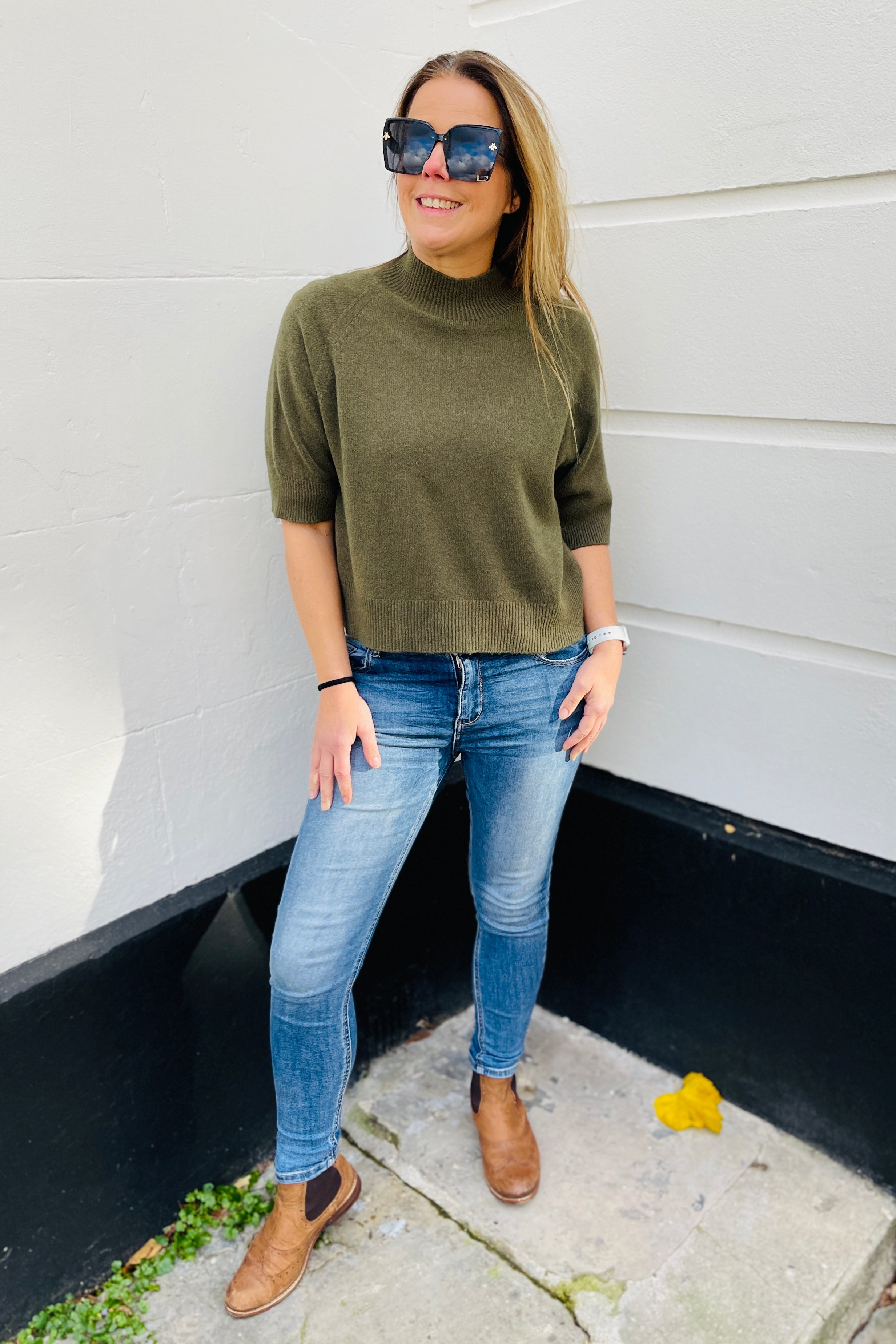 Agnes Funnel Neck Jumper