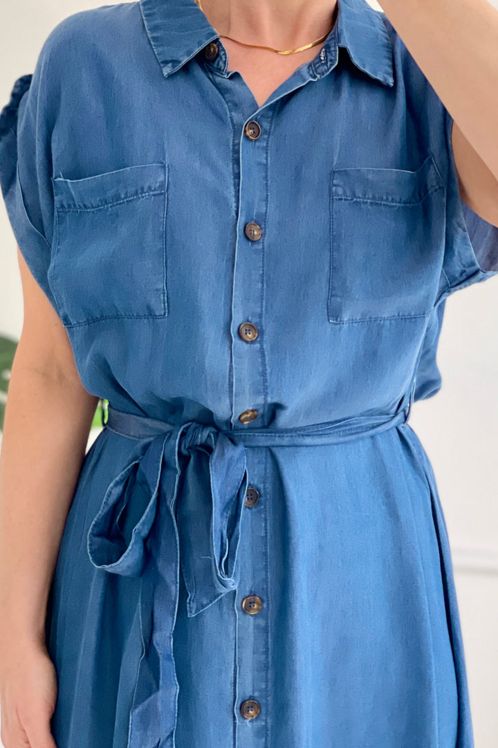 Daniella Shirt Dress | Denim