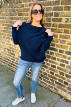 Maisie Asymmetric Wool Free Jumper