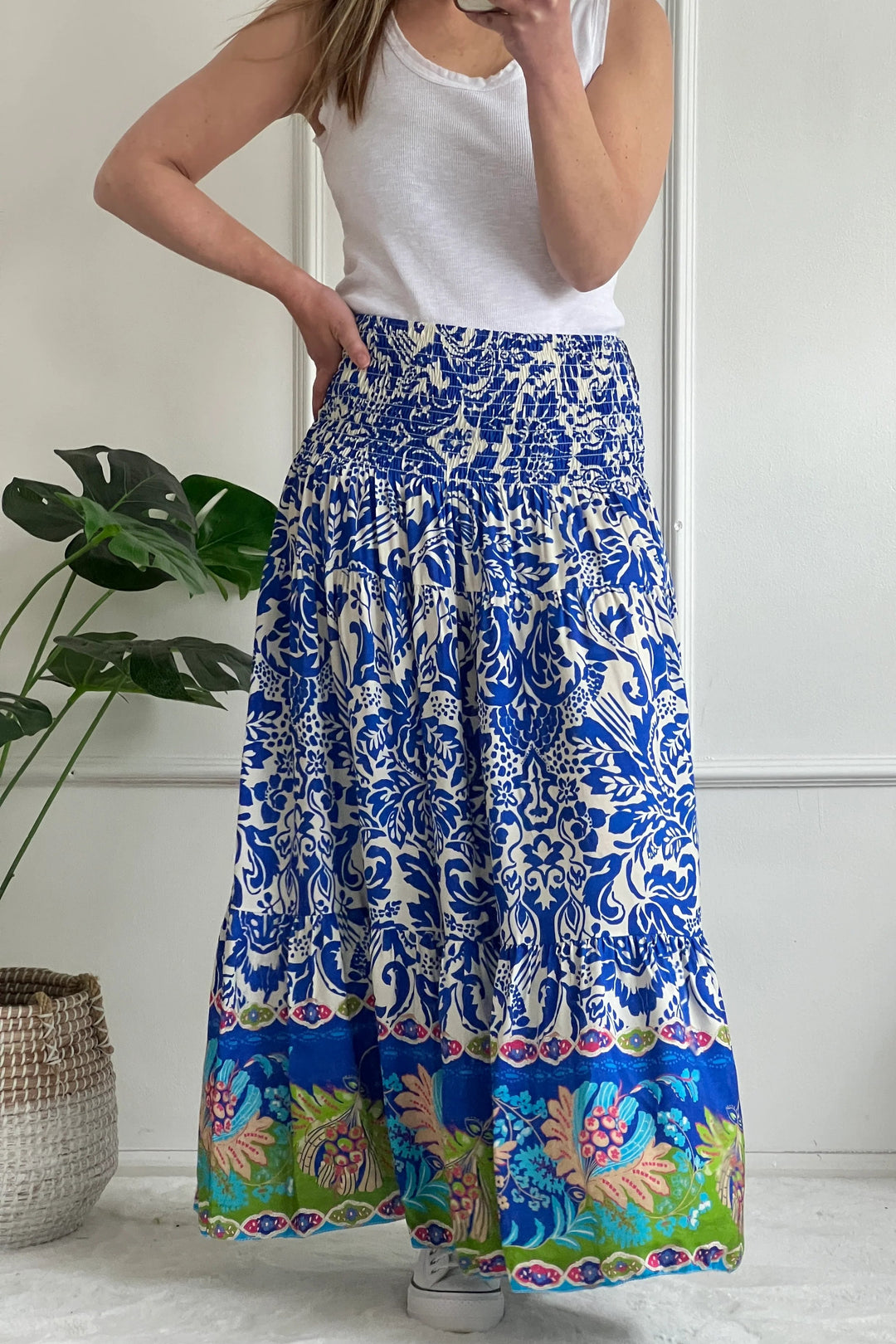 Esme Skirt | Santorini Blue