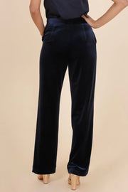 Riley Velvet Trousers | Navy