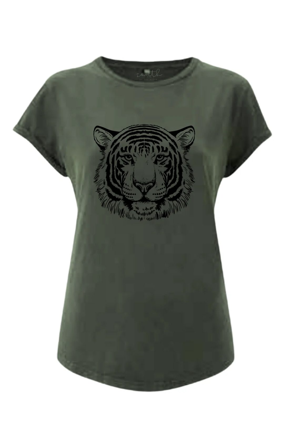 Tiger T Shirt | Khaki