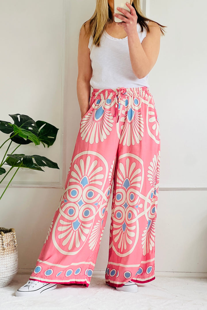 Shona Trousers | Pastel Pink