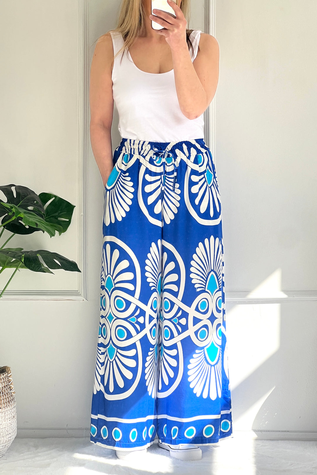 Shona Trousers | Santorini Blue