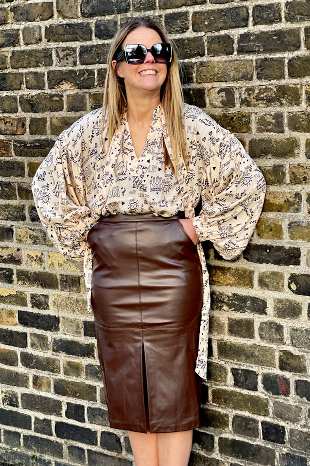 Iris Skirt | Chocolate