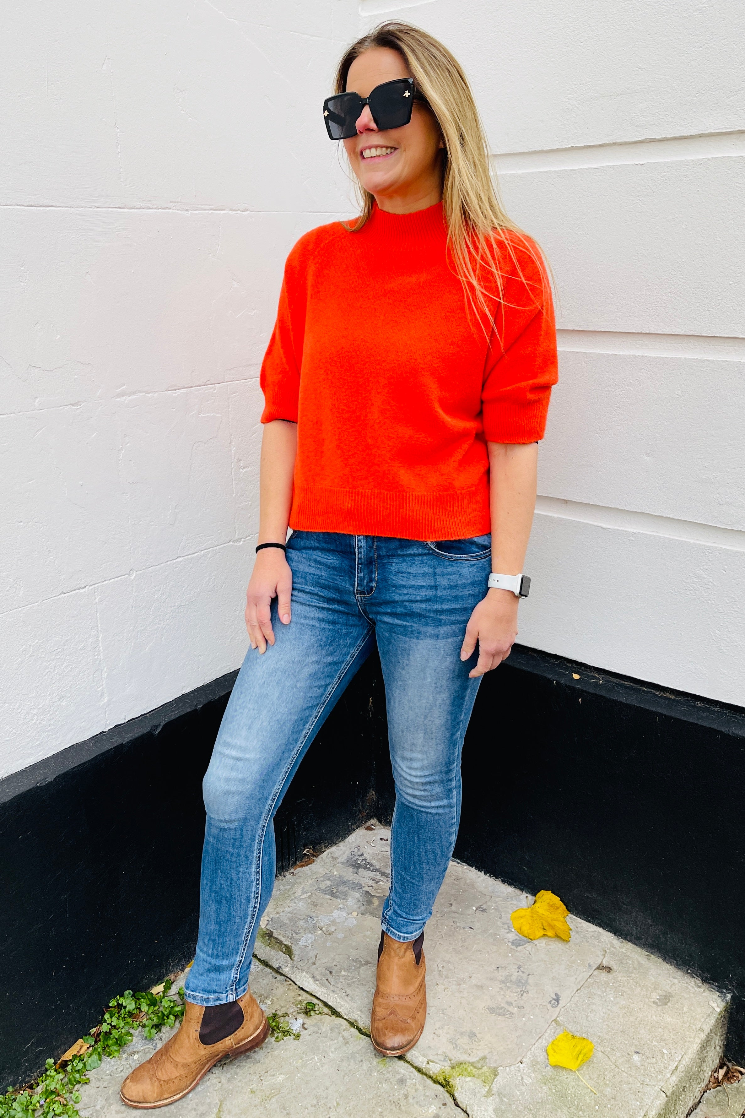 Agnes Funnel Neck Jumper