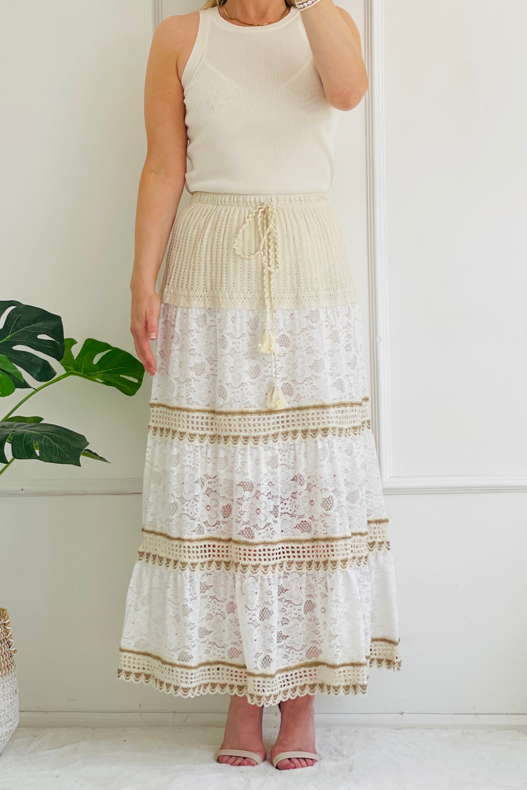 Liliana Crochet Boho Skirt