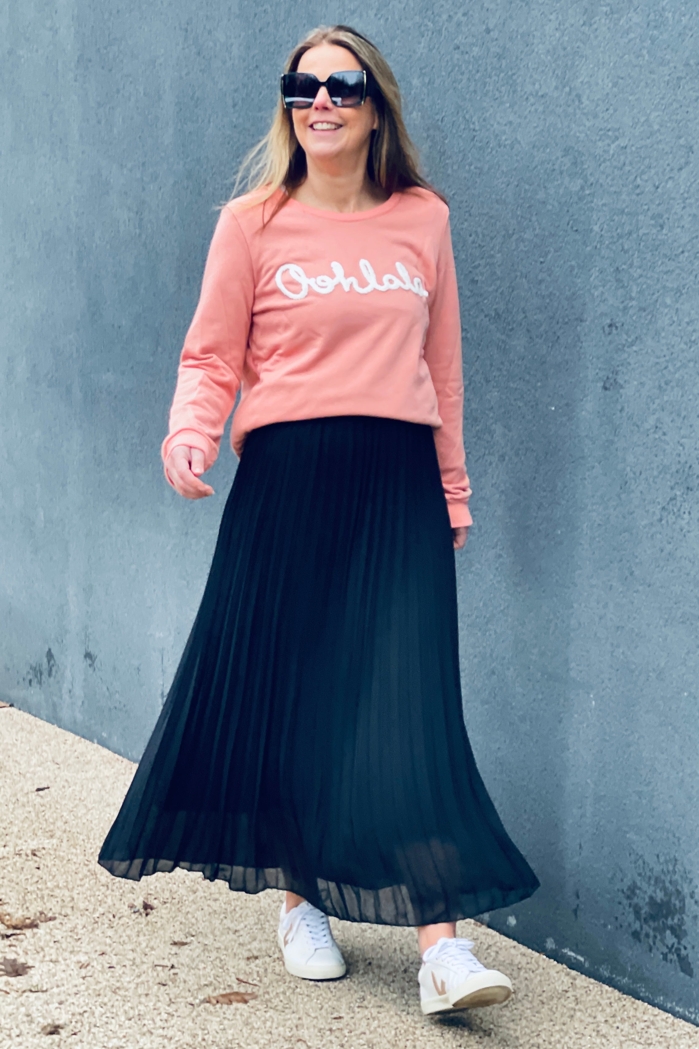 Pleated Maxi Skirt - colours to choose