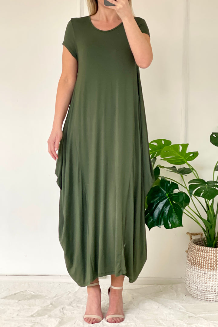 Lisa Dress | Khaki