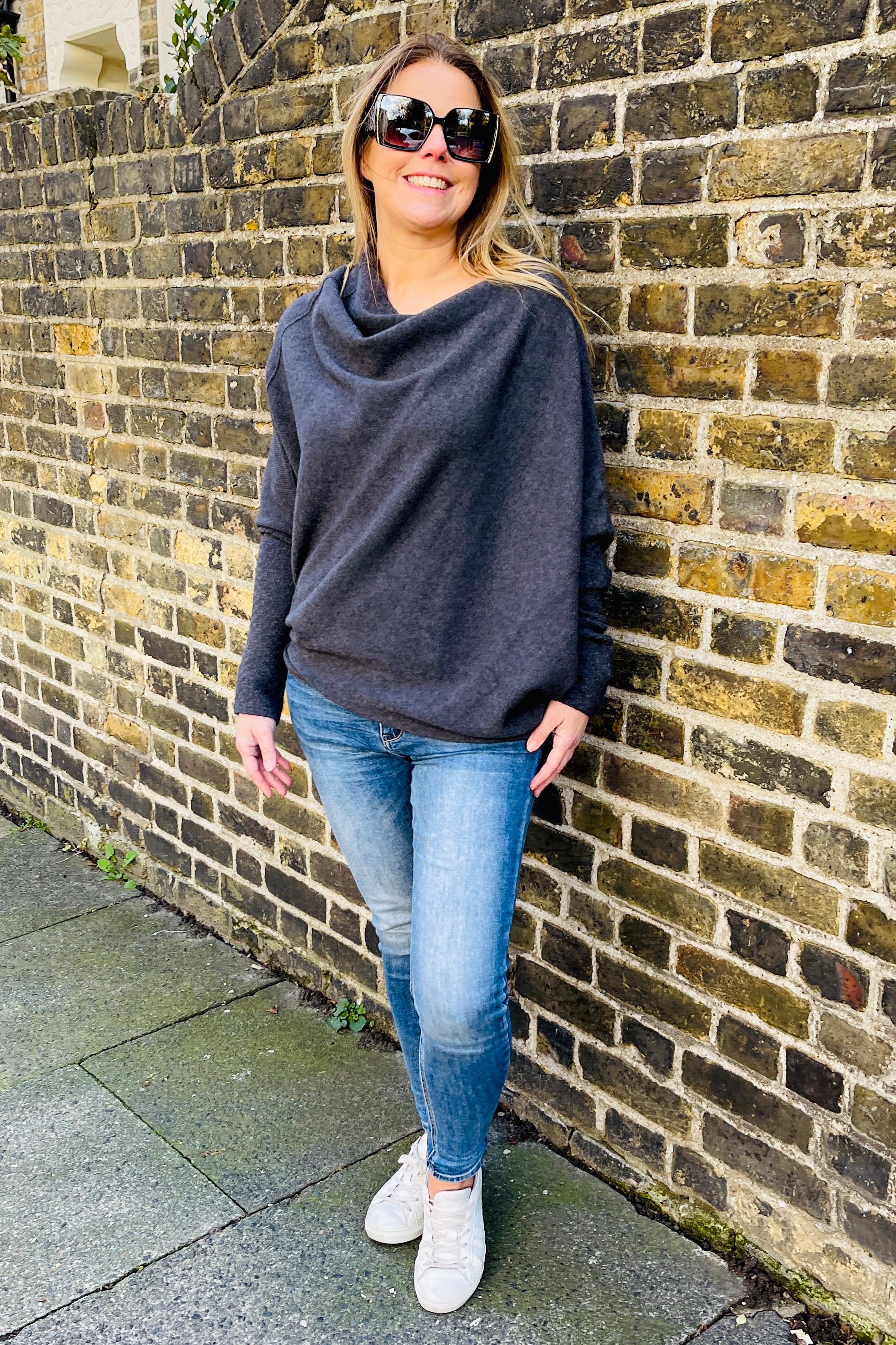 Maisie Asymmetric Wool Free Jumper