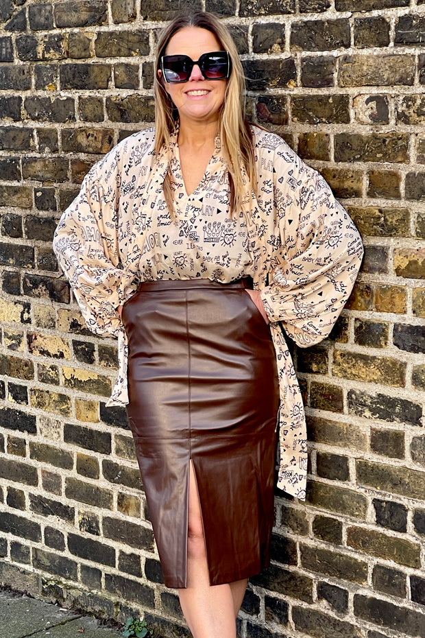Iris Skirt | Chocolate