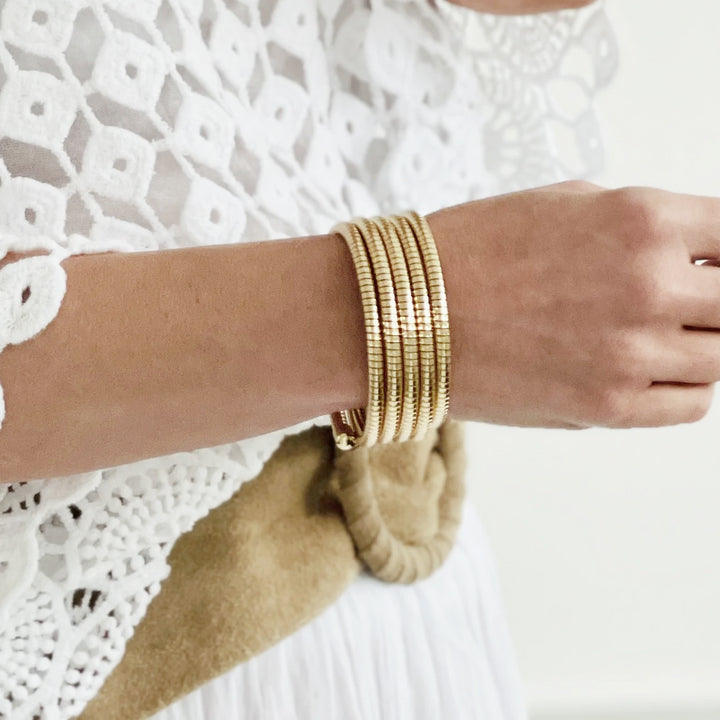 Boho Wrapped Cuff | Gold