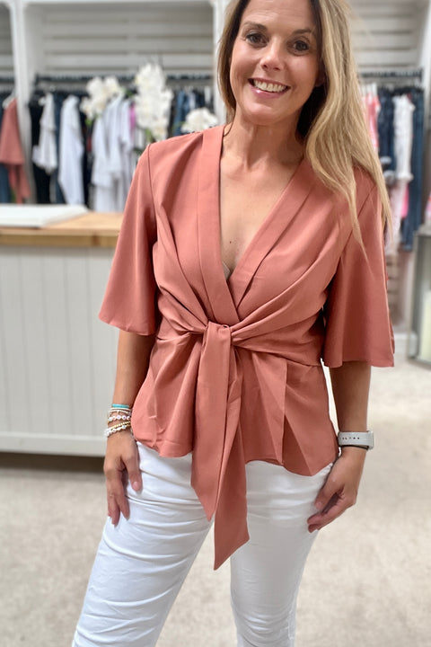 Nina Kimono Knot Top | Colours to choose!