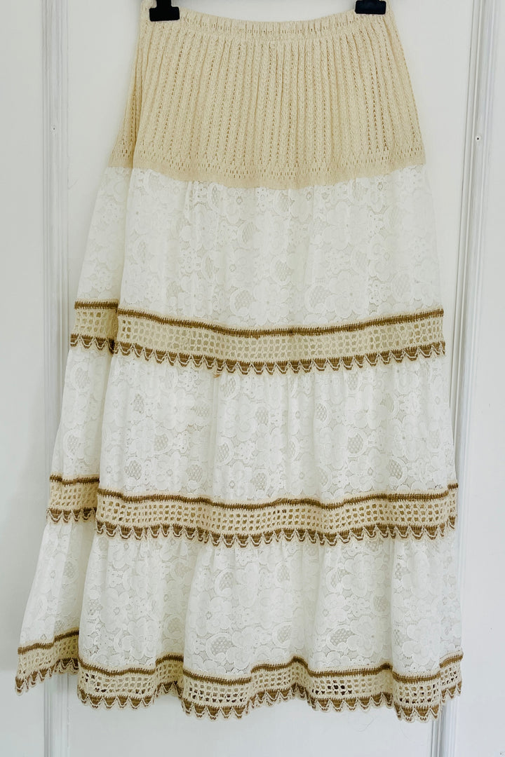 Liliana Crochet Boho Skirt