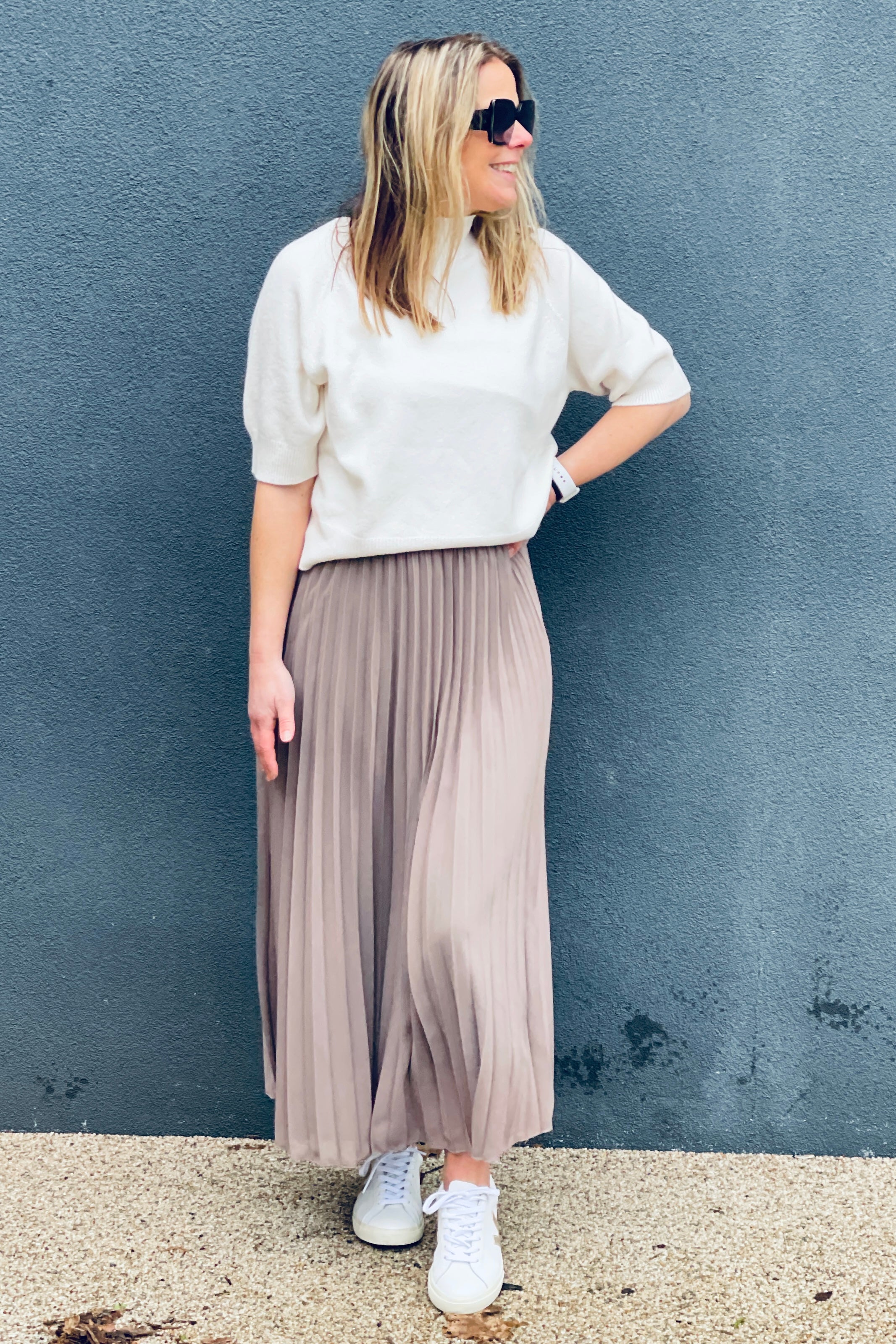 Pleated Maxi Skirt - colours to choose
