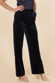 Riley Velvet Trousers | Navy