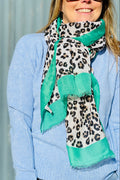 green border leo scarf 
