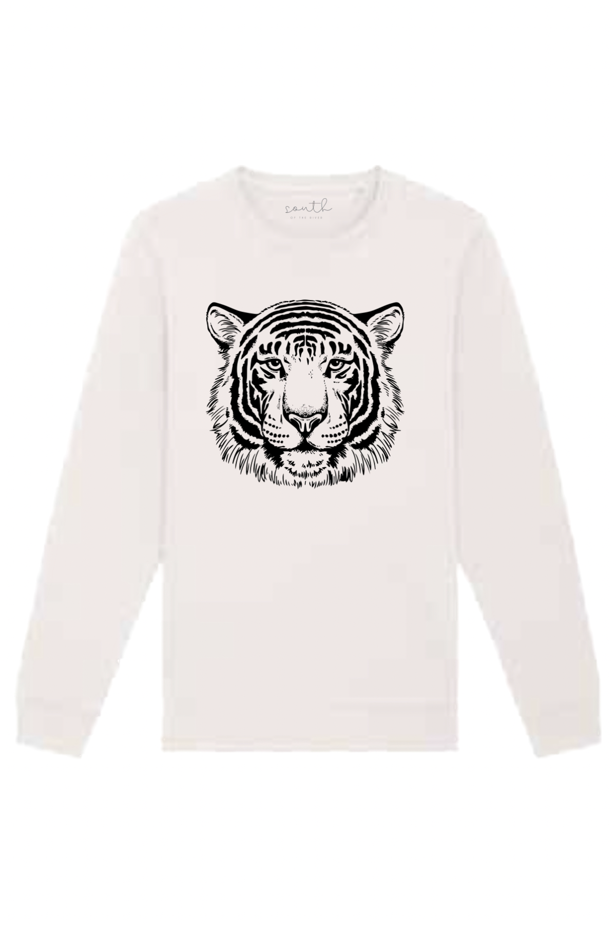 Tiger Organic Cotton Sweatshirt (Cream)